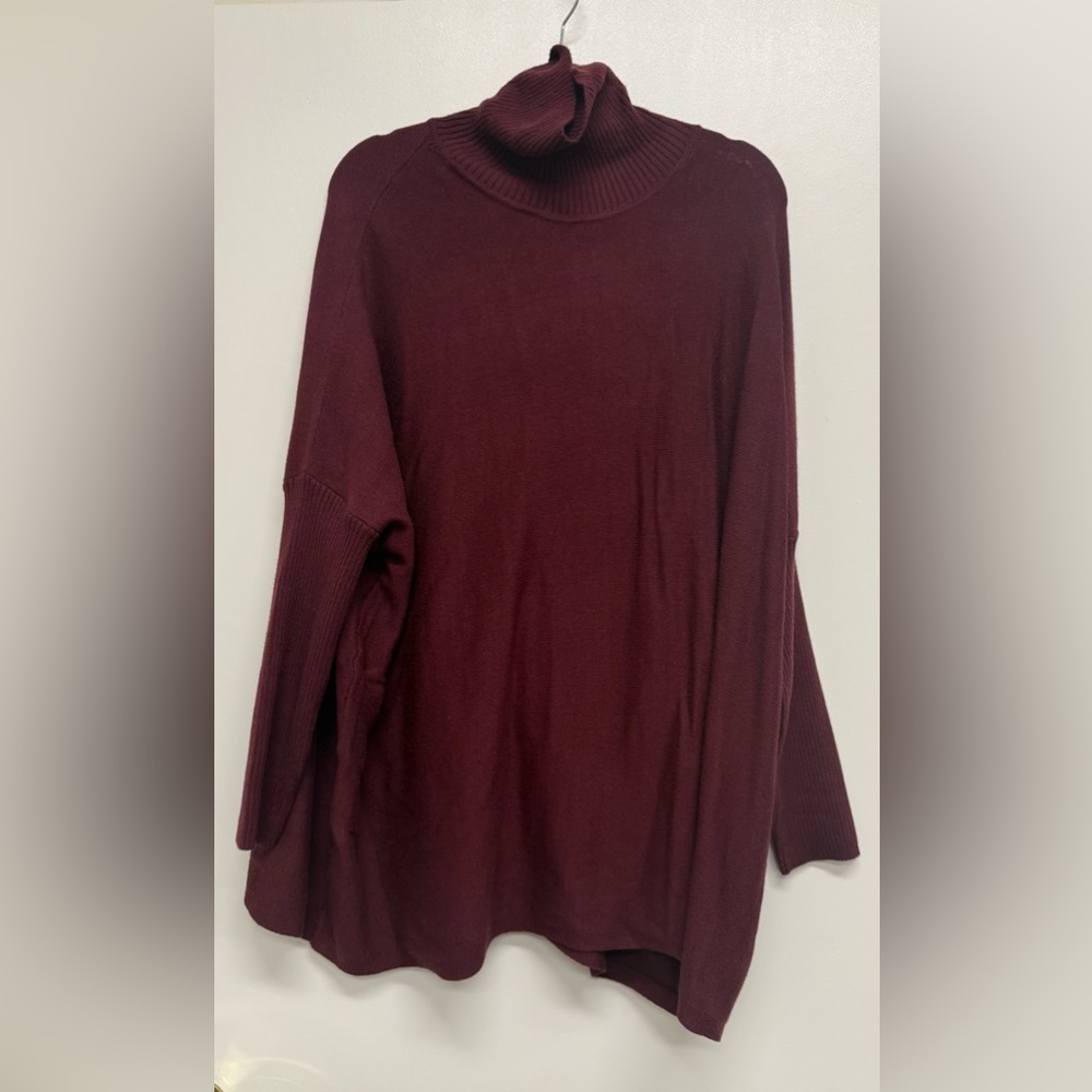 Burgundy Oversized Sweater